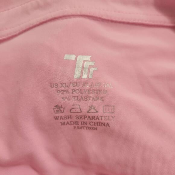 Polyester Women's XL Pink Blouse - Picture 5 of 5